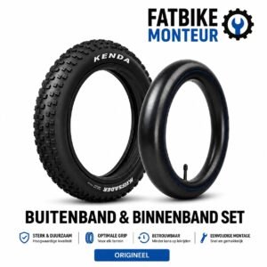 Kenda Buitenband + Binnenband Deal 20 x 4 – Complete Fatbike Banden Set