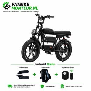 QM Wheel Fatbike EB30 Dubbele Accu | Tot 120 km Rijbereik | Gratis Montage