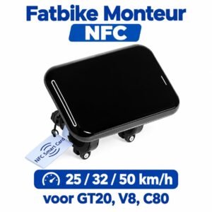NFC LCD Display voor Fatbike GT20, V8 & C80 – 25 km/u, 32 km/u en 50 km/u
