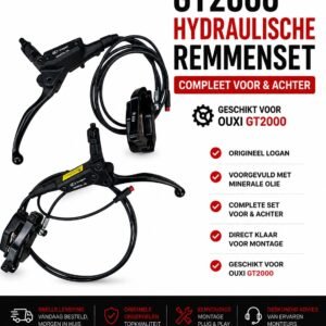Originele GT2000 Hydraulische Remmenset Compleet – Voor & Achter