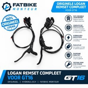 Originele Logan Hydraulische Remset Compleet voor GT16 Fatbike | OUXI