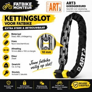 Kettingslot voor Fatbike – Extra Sterk & ART3 Goedgekeurd