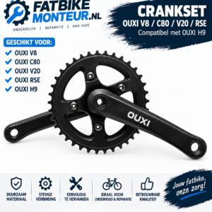 Crankset Fatbike V8 / C80 / V20 / RSE – Origineel & Universeel