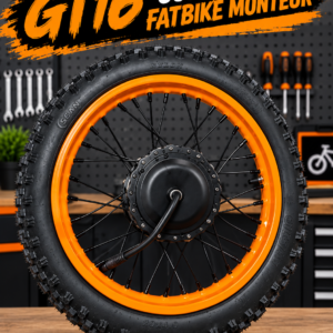 OUXI GT16 Oranje Achterwiel met Motor Compleet – Inclusief Band | Plug & Play