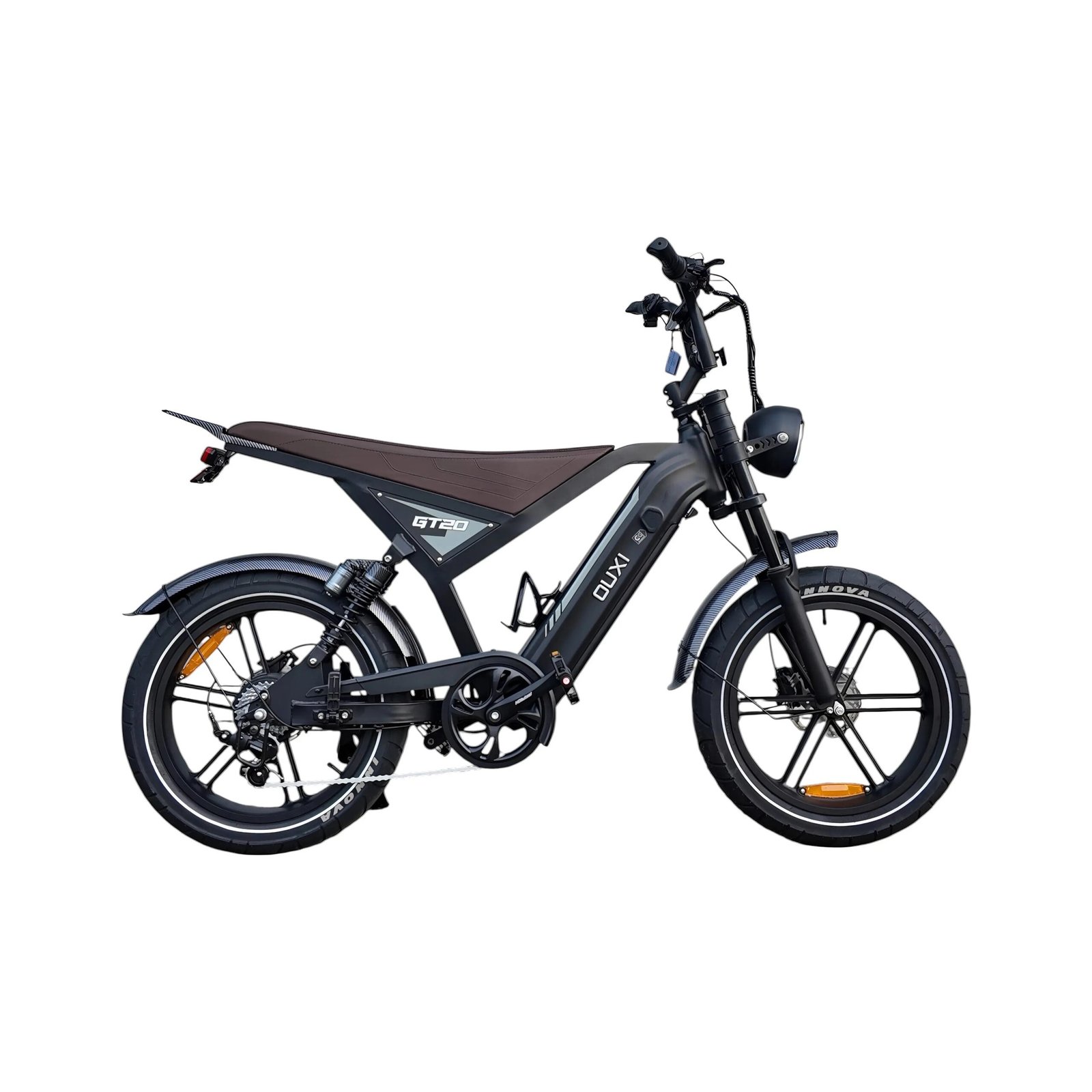 OUXI GT20 Fatbike Zwart – 48V 15Ah, 250W & NFC Display 2026 model - Afbeelding 4