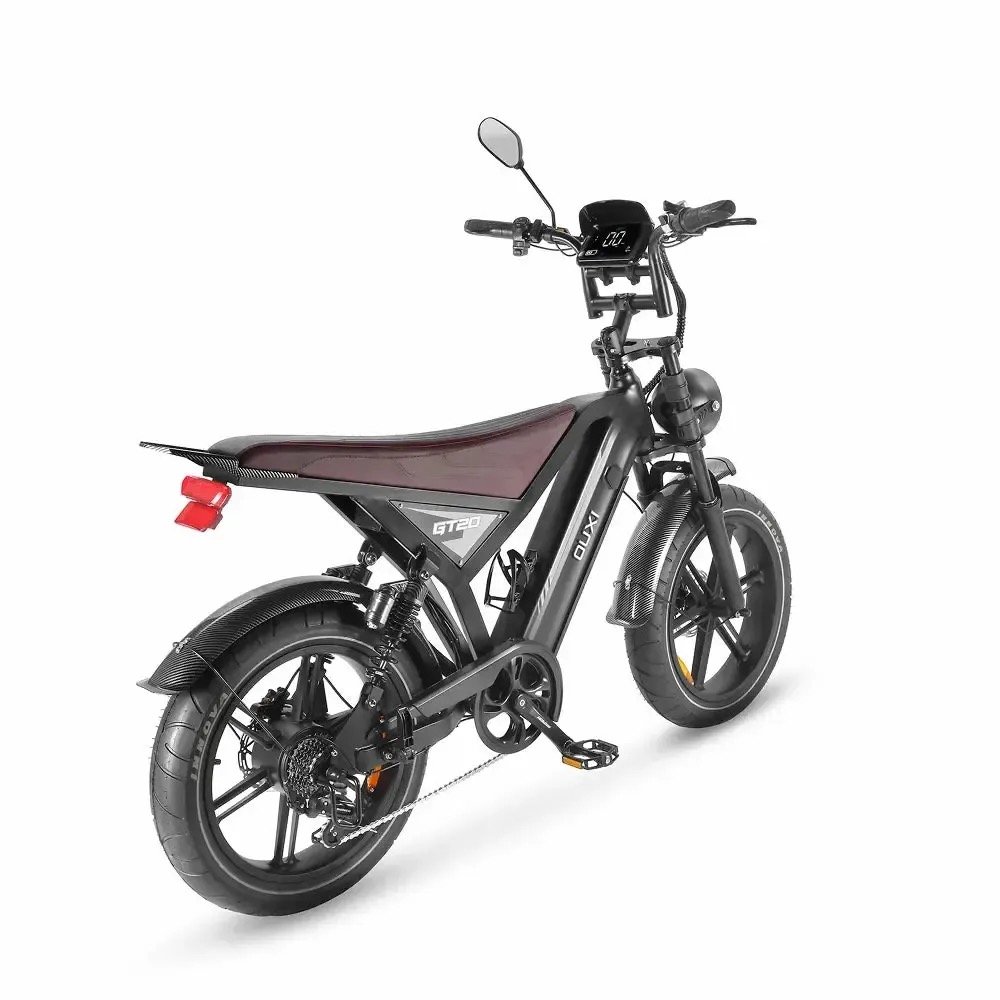 OUXI GT20 Fatbike Zwart – 48V 15Ah, 250W & NFC Display 2026 model - Afbeelding 3