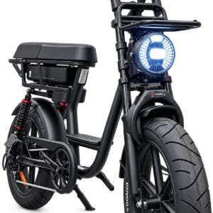 V20 Comfort Lage Instap Fatbike – Zwart & Roze | 2026 model